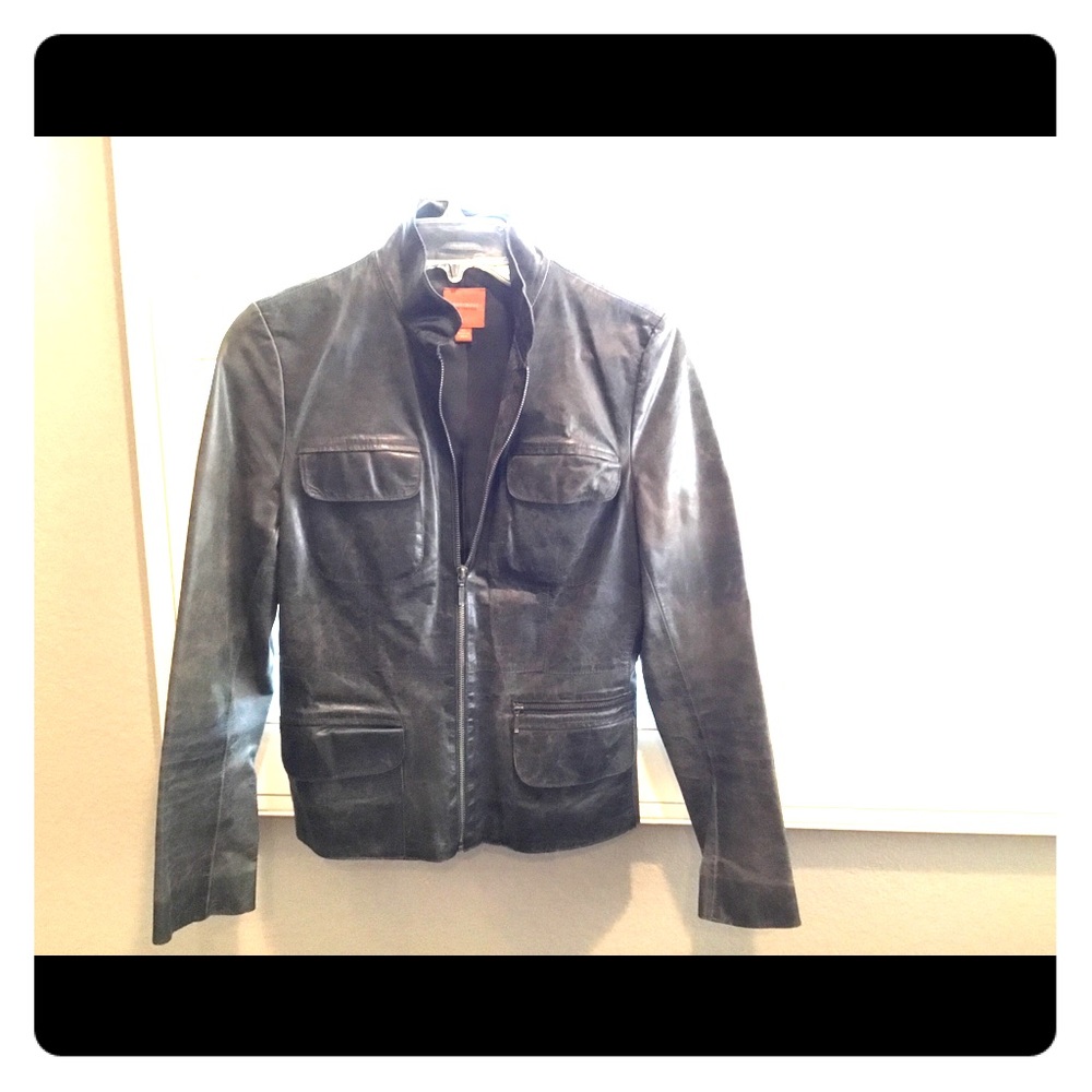 Leather jacket
